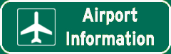 Lehigh Valley International Airport Information sign